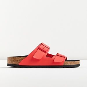 COPY - NEW IN BOX Birkenstock Arizona Sandals in Red Birko Vegan Leather 42 43